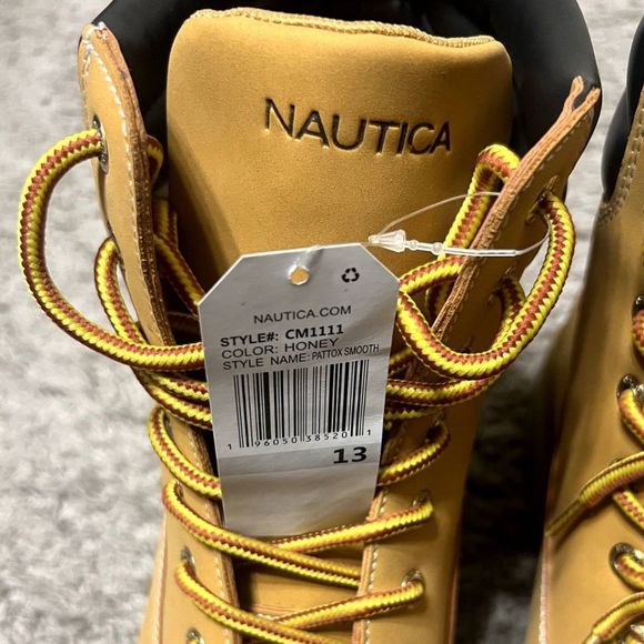 Nautica Men's Pattox Smooth Combat Work Boots SZ 13: NWT/ NO BOX - Picture 12 of 16